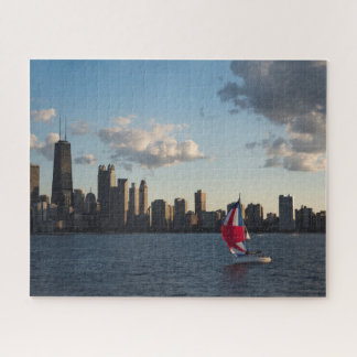Chicago et lac Michigan Jigsaw Puzzle
