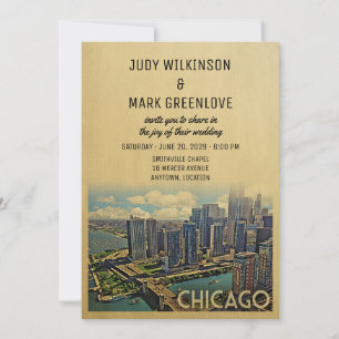 Chicago Faire-part de mariage Illinois
