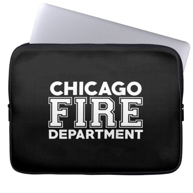Chicago Fire Rescue Department Firefighter Laptop Sleeve (Front)