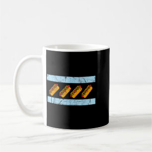 Chicago Flag Hotdog Shirt Funny Chicago Style Hot Coffee Mug