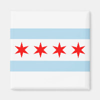 Chicago Flag Magnets