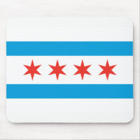 Chicago Flag Mousepad
