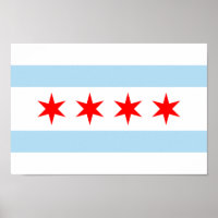 Chicago Flag Posters