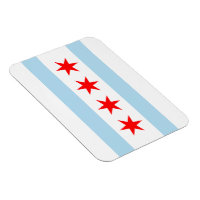 Chicago Flag Premium Flex Magnets