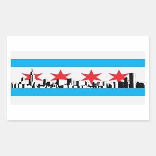 Chicago Flag Sticker