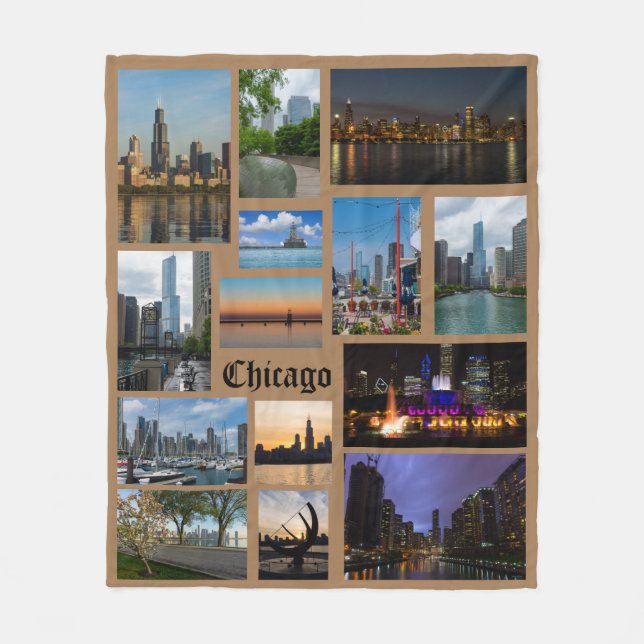Chicago Fleece Blanket (Front)