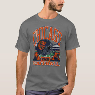 Chicago Football - Vintage Gridiron Legacy v2 T-Shirt
