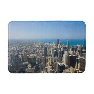 Chicago From Above Bath Mat