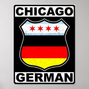Chicago German American Poster