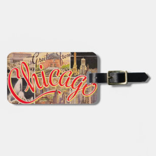 Chicago Greeting Luggage Tag