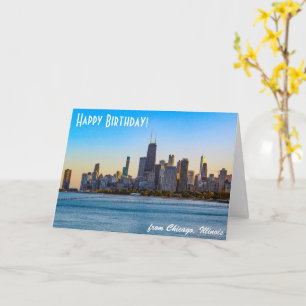 Chicago Happy Birthday Card