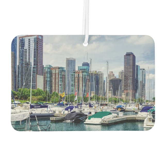 Chicago Harbour Air Freshener (Back)