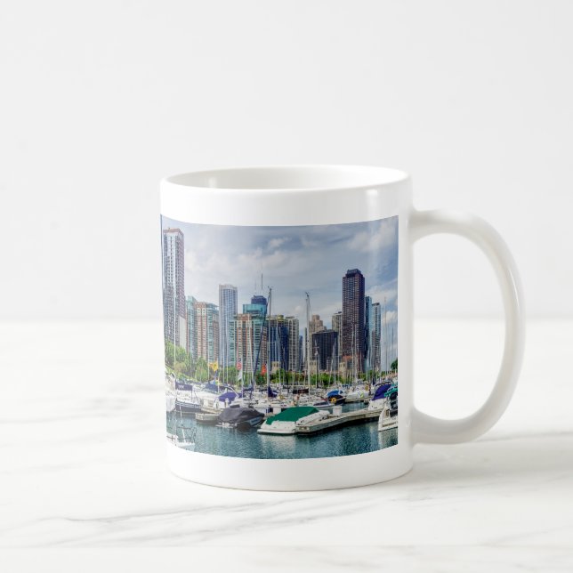 Chicago Harbour Coffee Mug (Right)