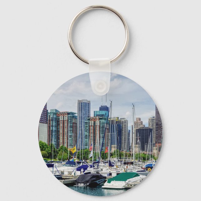 Chicago Harbour Keychain (Front)