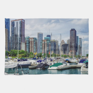 Chicago Harbour Kitchen Towel