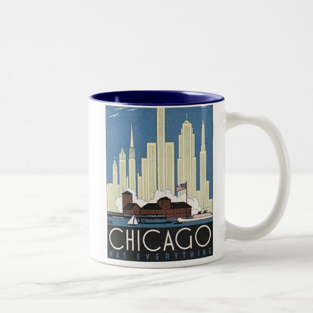 Chicago Has Everything Two-Tone Coffee Mug (Right)
