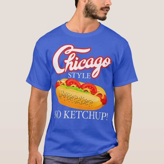 Chicago Hot Dog Summer Style 4th Of July No Gift T-Shirt (Front)