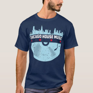 Chicago House Music - Vinyl DJ Vintage T-Shirt
