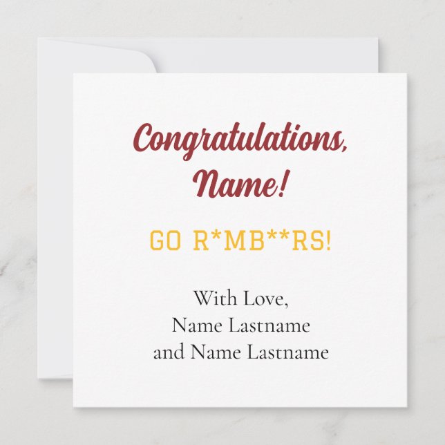 Chicago, IL (Catholic) Personalized Gift Card (Front)