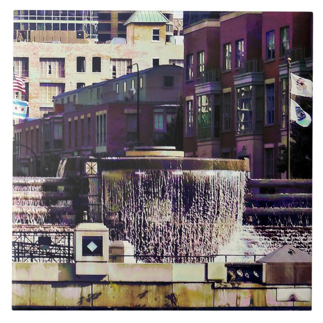 Chicago IL - Centennial Fountain Tile (Front)