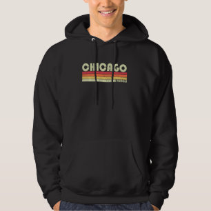 CHICAGO IL ILLINOIS Funny City Home Roots Gift Ret Hoodie