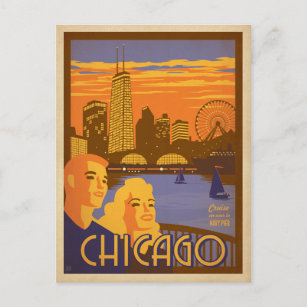 Chicago, IL - Navy Pier Postcard