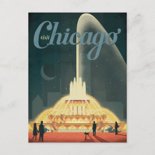 Chicago, IL - Visit Chicago Postcard