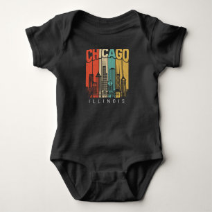 Chicago Illinois Baby Bodysuit