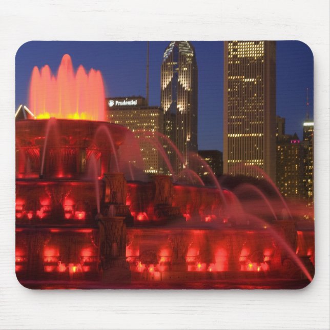Chicago, Illinois, Buckingham Fountain Mouse Pad (Front)