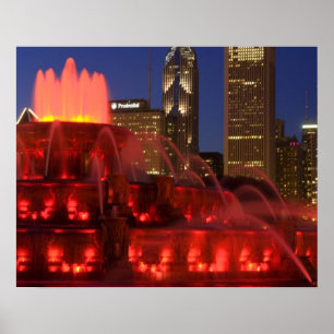 Chicago, Illinois, Buckingham Fountain Poster