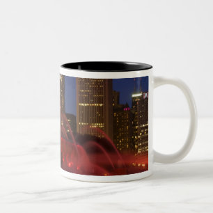 Chicago, Illinois, Buckingham Fountain Two-Tone Coffee Mug