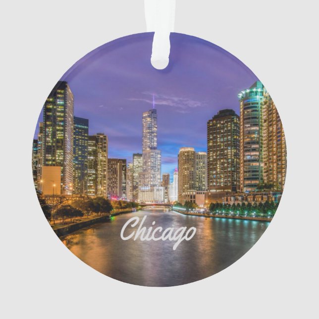 Chicago Illinois City La Nuit (dos)