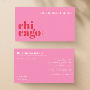 Chicago Illinois company Business Card
