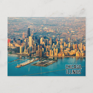 Chicago Illinois Downtown Postcard