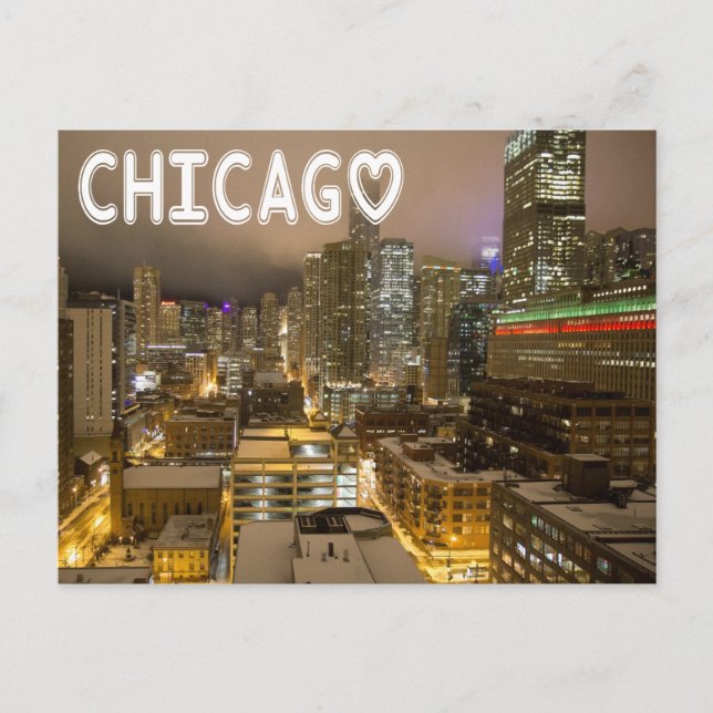 Chicago Illinois ( IL ) United States, America USA Postcard (Front)