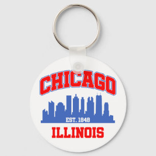Chicago,Illinois Keychain