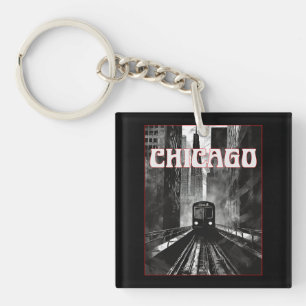 Chicago Illinois Keychain
