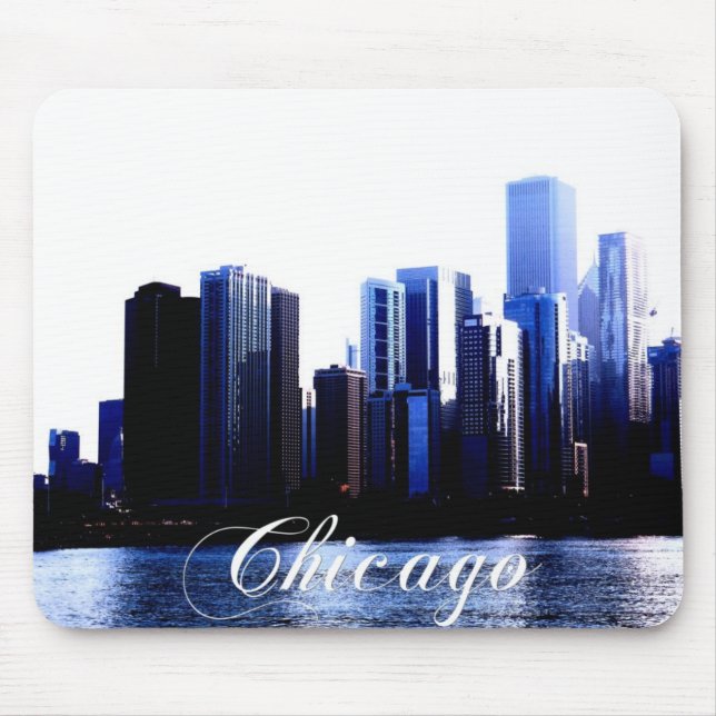 Chicago Illinois Mouse Pad (Front)