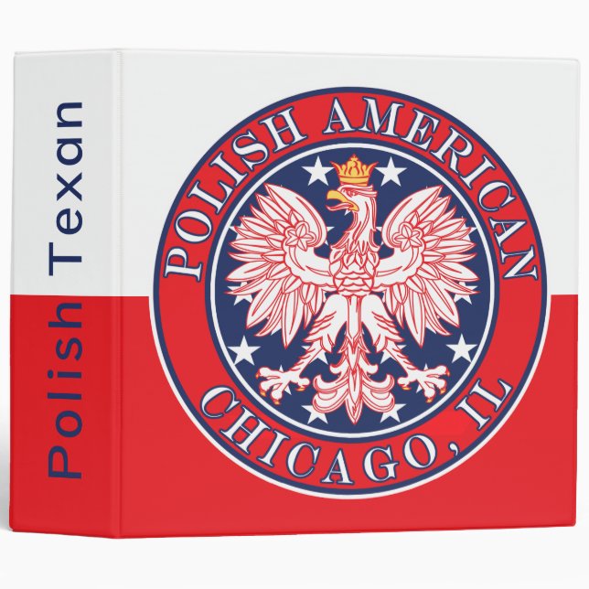 Chicago Illinois Polish Binder (Front/Spine)