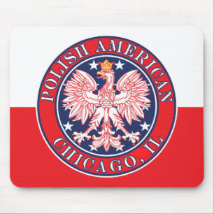 Chicago Illinois Polish Mouse Pad