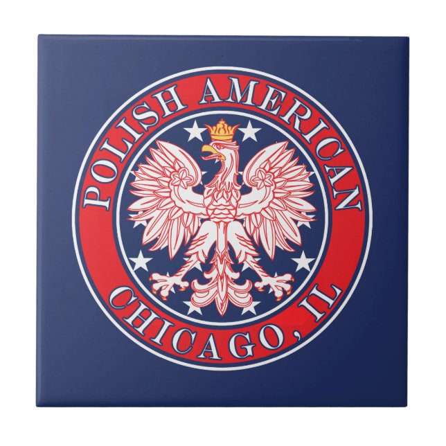 Chicago Illinois Polish Tile (Front)