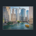 Chicago Illinois Riverway Postcard<br><div class="desc">Chicago Illinois Riverway</div>