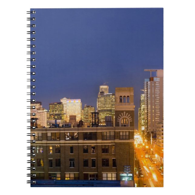 Chicago, Illinois, skyline shot from West Loop Notebook (Front)