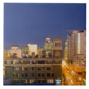 Chicago, Illinois, skyline shot from West Loop Tile