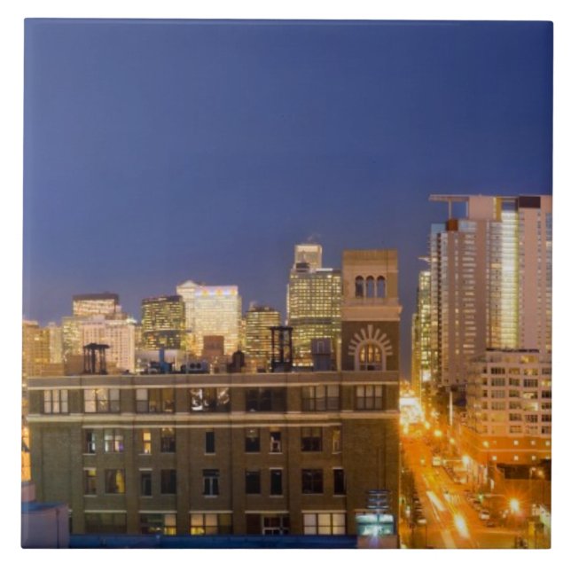 Chicago, Illinois, skyline shot from West Loop Tile (Front)
