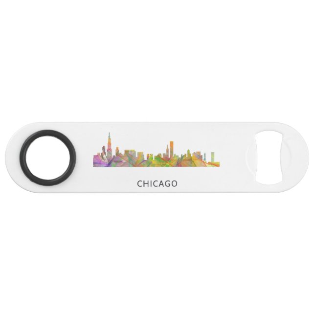CHICAGO, ILLINOIS SKYLINE WB1 - SPEED BOTTLE OPENER (Front (Horizontal))