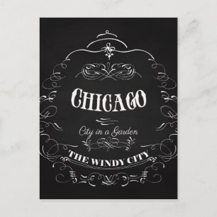 Chicago Illinois - The Wind City Postcard