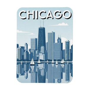 Chicago Illinois Travel Magnet