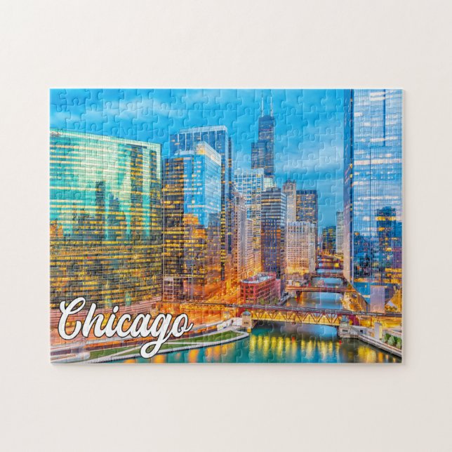 Chicago, Illinois, United States Jigsaw Puzzle (Horizontal)