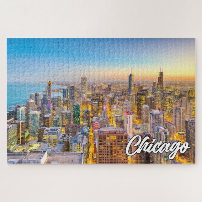 Chicago, Illinois, United States Jigsaw Puzzle (Horizontal)